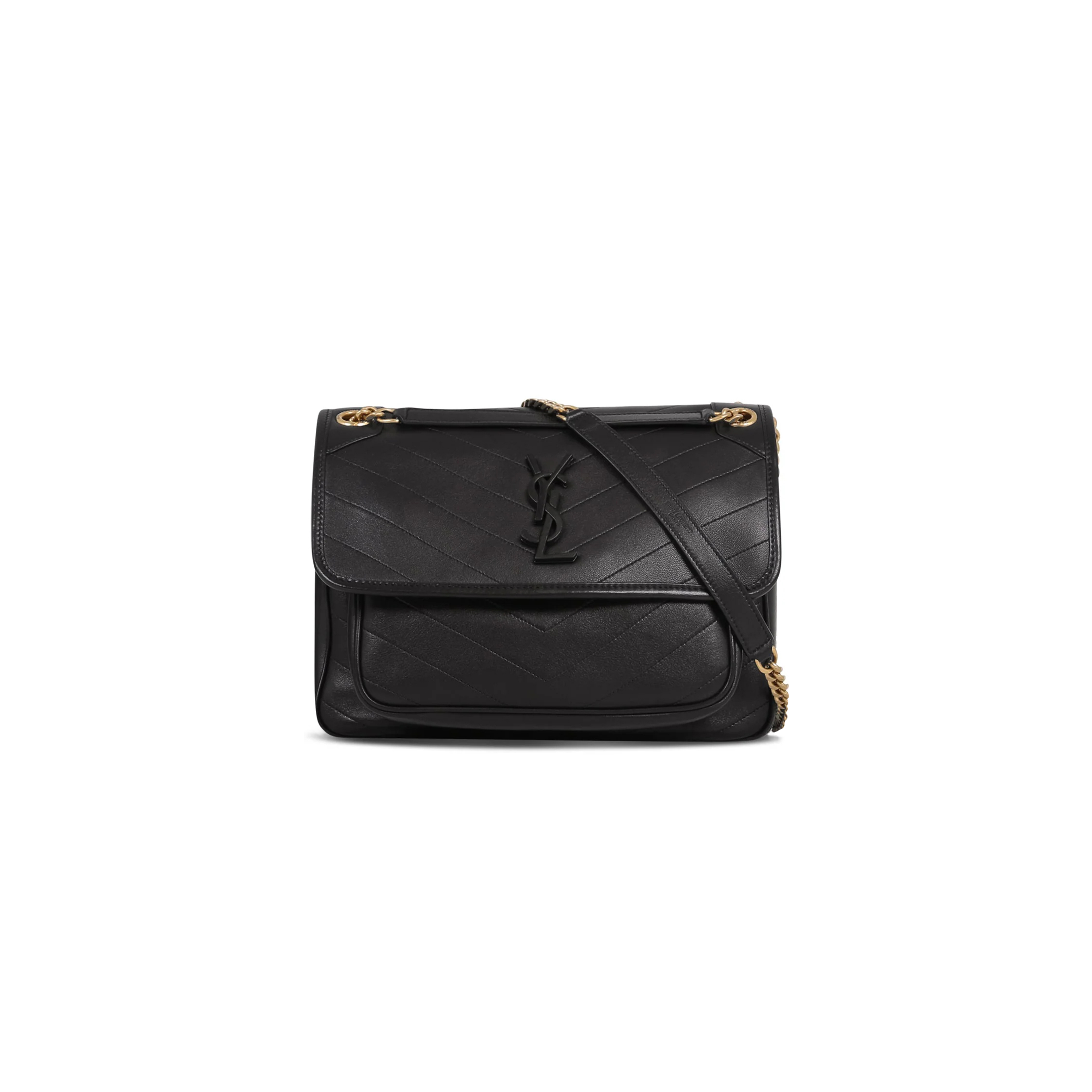 YSL NIKI MEDIUM CHAIN BAG IN LAMBSKIN 498894633158 (28*20.5*8.5cm)